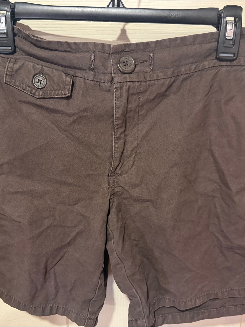Old Navy Brown Mid-Rise Cotton Shorts